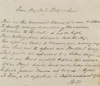 FitzGerald, Handwritten Scroll 'Hope' by Thomas Moore – early C19th watercolour