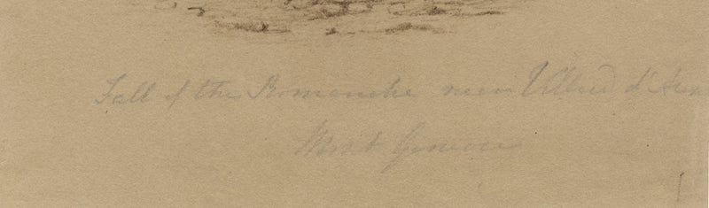 Falls of the Romanche, Villar-d'Arêne, French Alps – early C19th watercolour