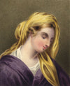 Portrait of a Lady in a Head Shawl – Original c.1830 watercolour painting