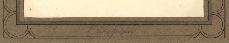 F. Fry, Portrait of a Circassian Woman – Original c.1830 watercolour painting