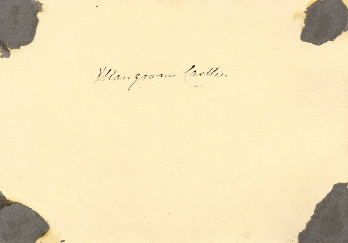 Ellangowan Castle, Sir Walter Scott's 'Guy Mannering' – early C19th watercolour