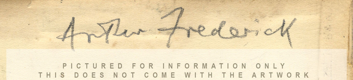 Arthur Frederics, Brentwood – Original 1920 graphite drawing