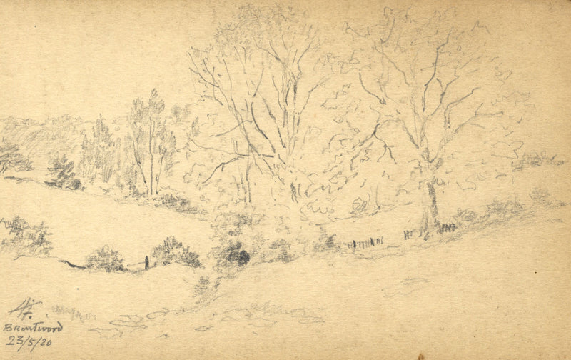Arthur Frederics, Brentwood – Original 1920 graphite drawing