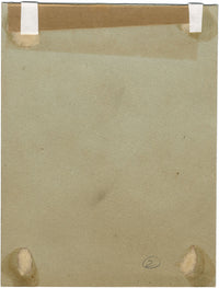 John Henry Mole VPRI, Sweet Young Girl – Miniature mid-C19th graphite drawing