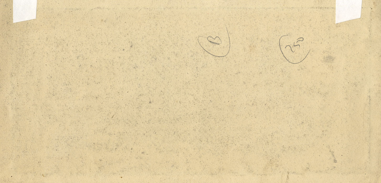 William H. Ward, Figure in un paesaggio boscoso – disegno a grafite del XIX secolo