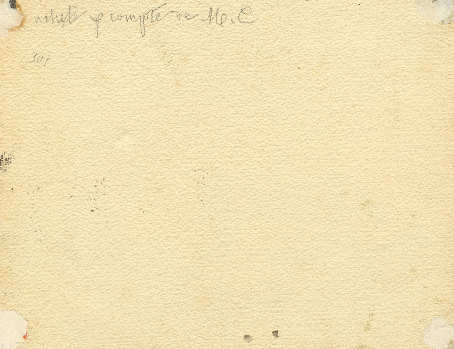 Forse Amédée Bourgeois, Casa rurale in Francia – acquerello di inizio XIX secolo