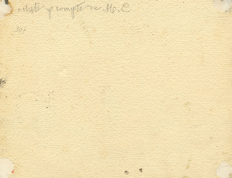 Forse Amédée Bourgeois, Casa rurale in Francia – acquerello di inizio XIX secolo