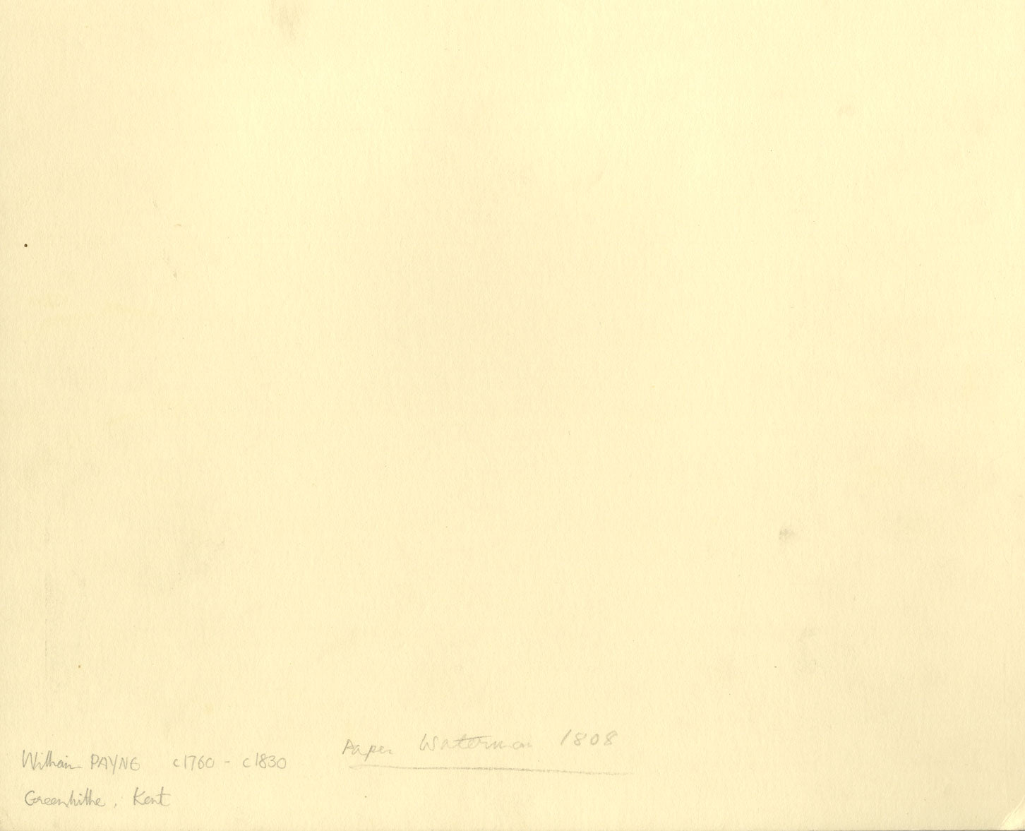 William Payne AOWS, Greenhithe, Kent – Original c.1808 graphite drawing