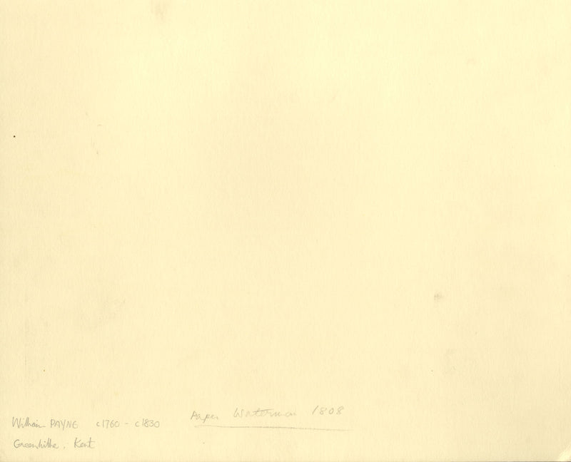 William Payne AOWS, Greenhithe, Kent – Original c.1808 graphite drawing