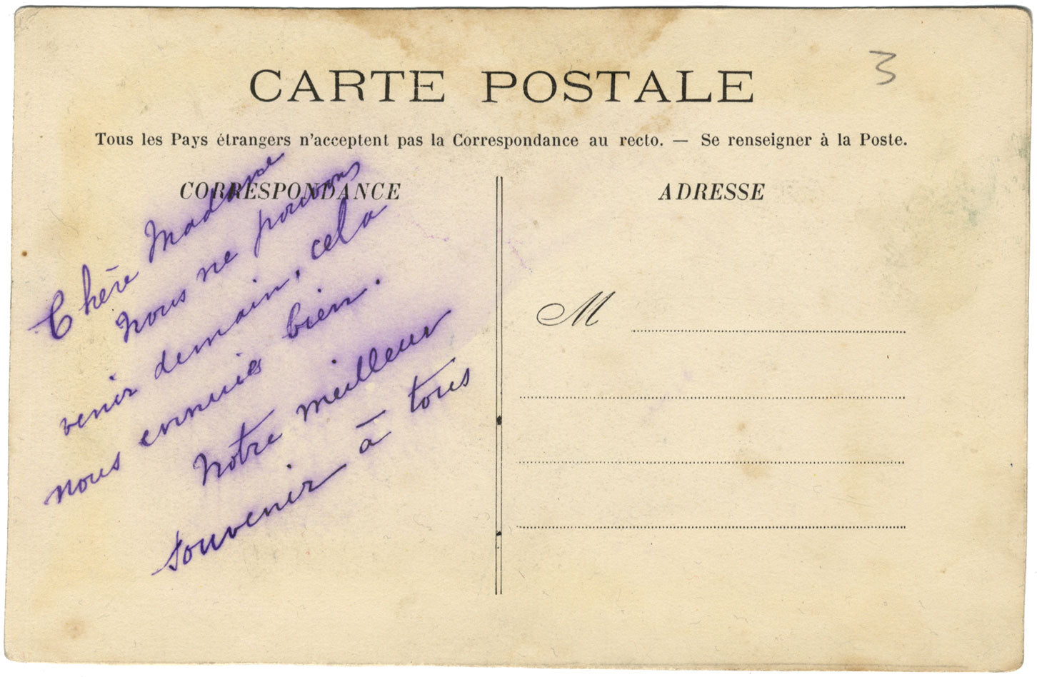 After Grandville, The Cicada Having Sung all Summer – c.1900s pen & ink drawing