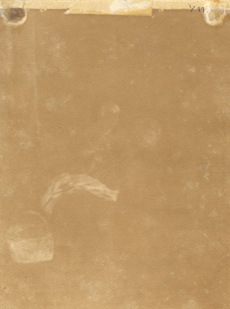 E. Rengert, Seamstress with Young Girl – Original 1871 watercolour painting