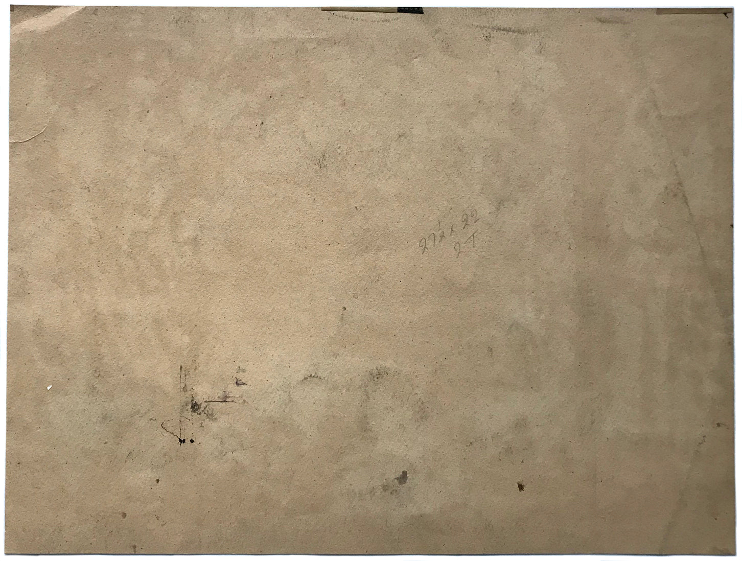 Autumn Trees – Original early 20th-century watercolour painting