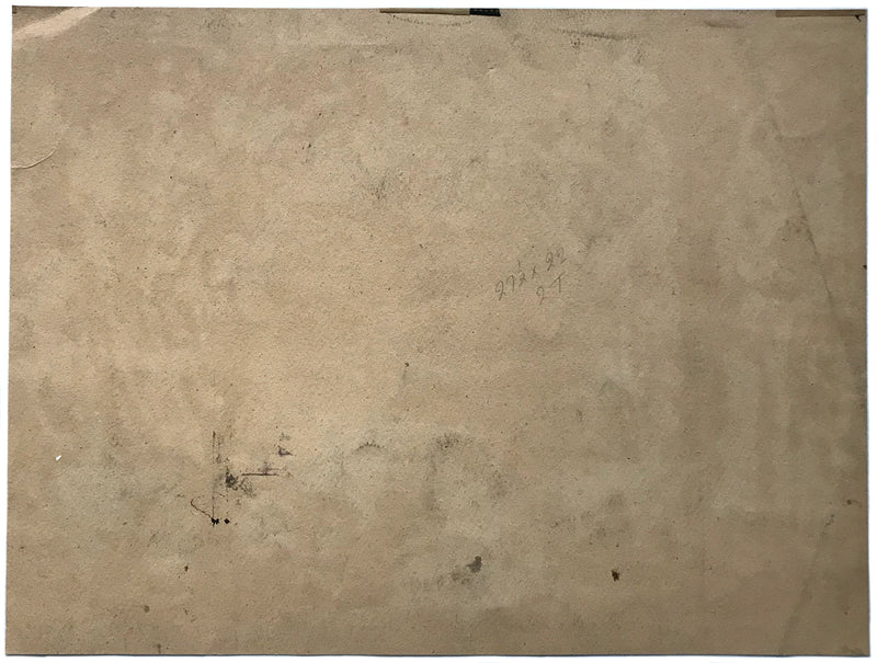 Autumn Trees – Original early 20th-century watercolour painting