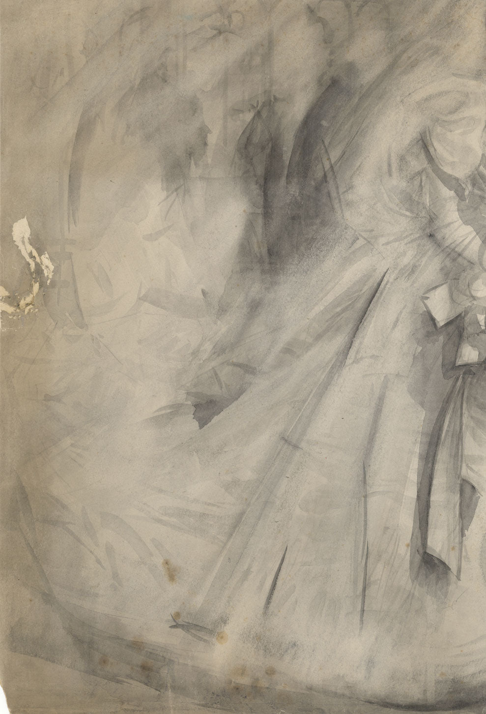 Spettacolo teatrale Regency – Disegno originale a pastello dei primi del XX secolo