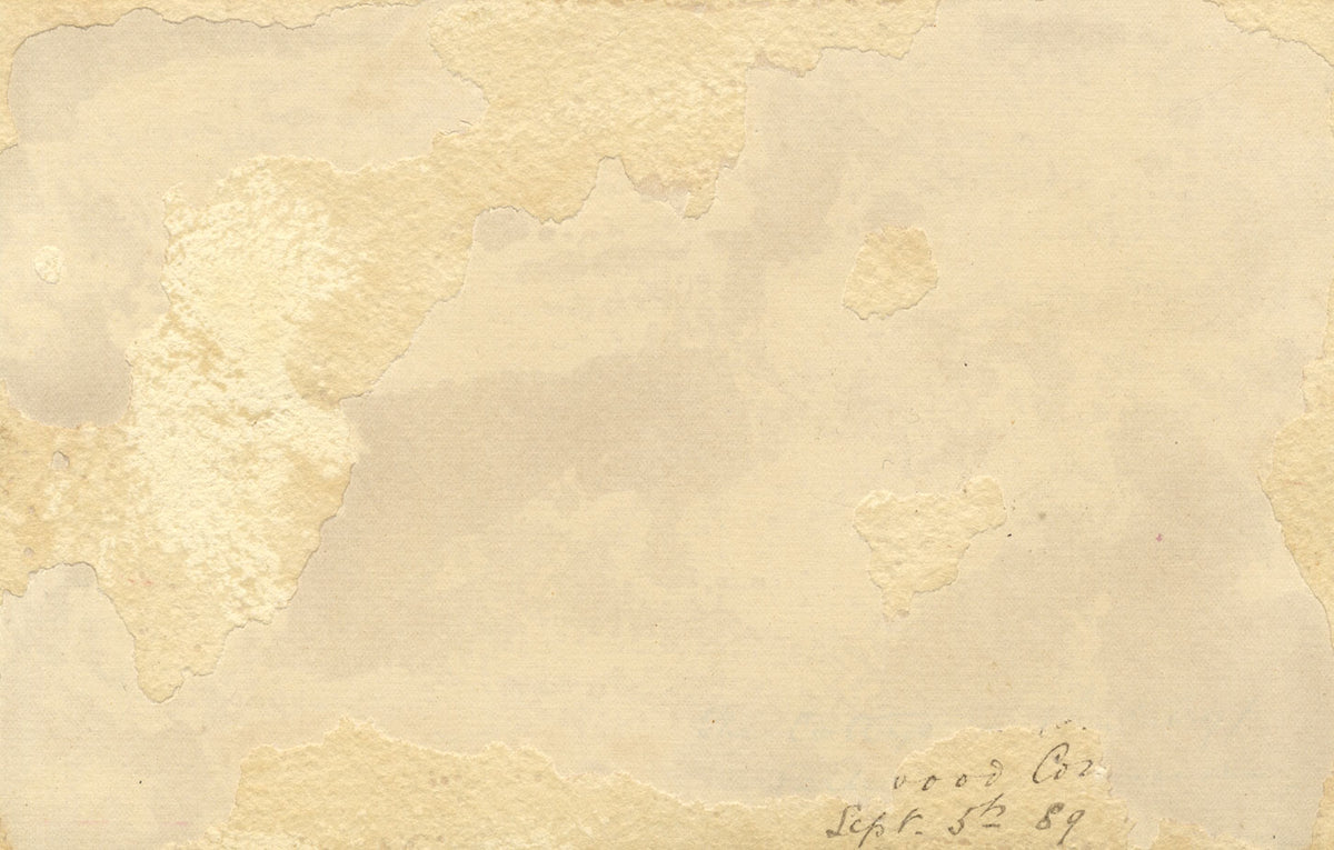 M. Conway, Cottage, Earlswood Common – Original 1889 watercolour painting