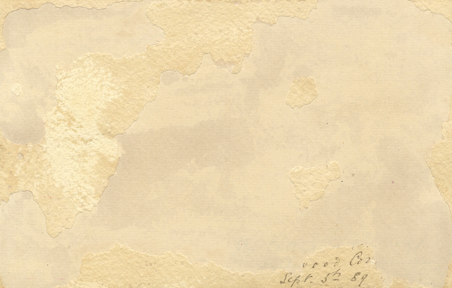 M. Conway, Cottage, Earlswood Common – Original 1889 watercolour painting