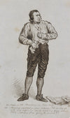 Albert A. Harcourt, Mr Phelps in John Bull at Gaiety Theatre – 1875 ink drawing