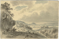 Alexander Monro, Extensive Coastal View –early 19th-century watercolour painting