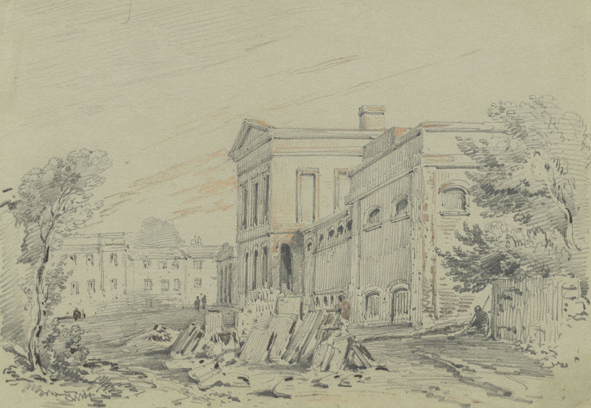 Monro, The Market House, Ryde, Isle of Wight – Original 1839 graphite drawing