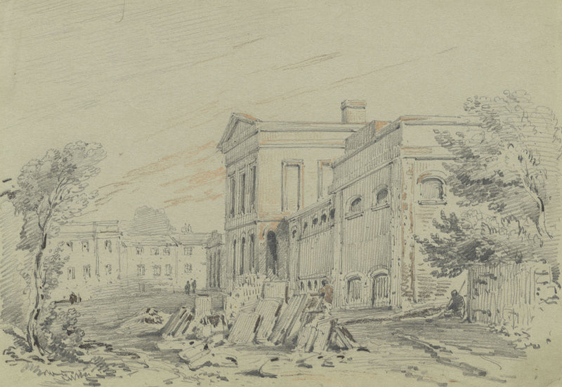 Monro, The Market House, Ryde, Isle of Wight – Original 1839 graphite drawing