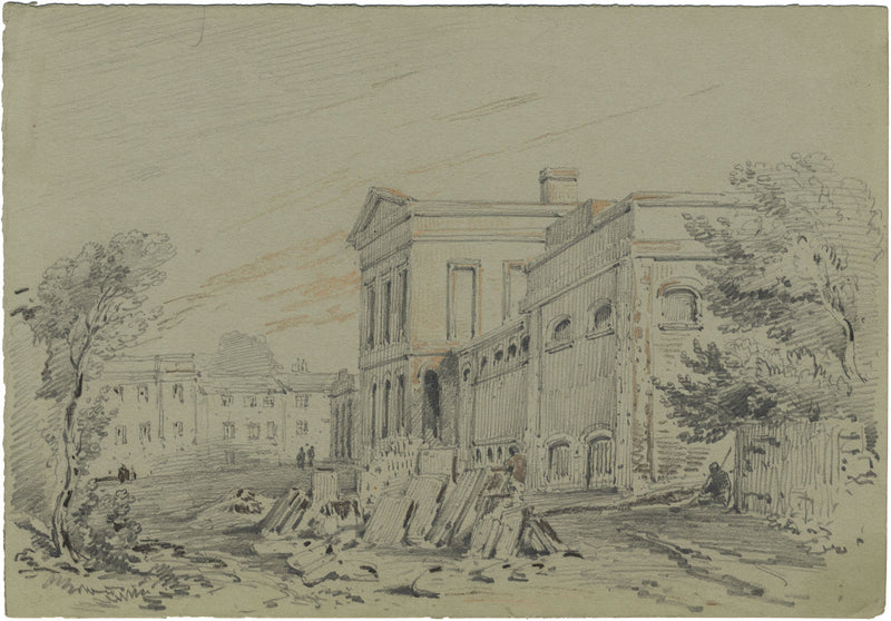 Monro, The Market House, Ryde, Isle of Wight – Original 1839 graphite drawing