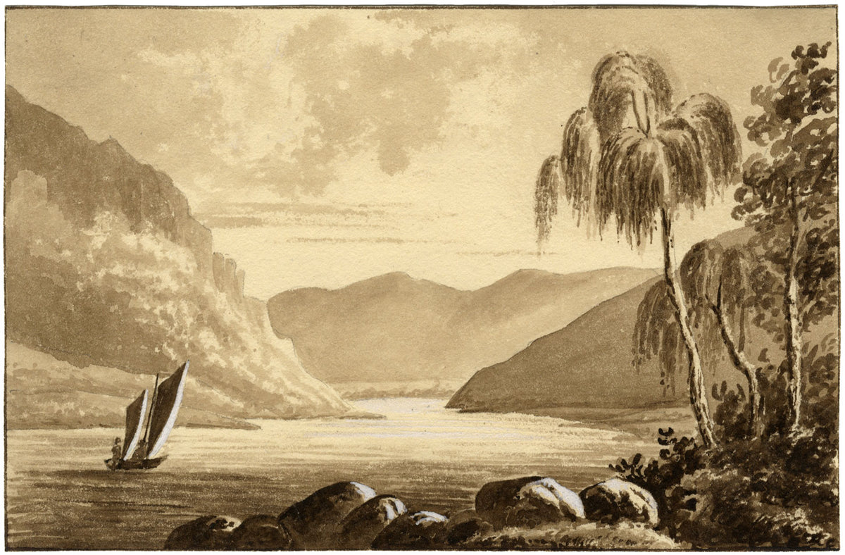 Haweswater Reservoir, Lake District – acquerello di metà XIX secolo