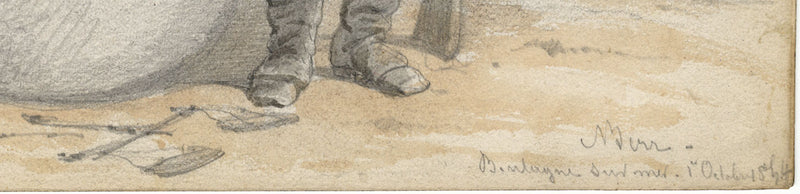 Berr, England & France, Allies in Empire – Original 1854 watercolour painting