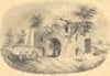 M.A. Foord, Kenilworth Abbey Gatehouse – mid-19th-century graphite drawing