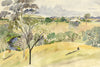 Stan Simpson, Caboonbah Homestead, Queensland, Australia – c.1944 watercolour