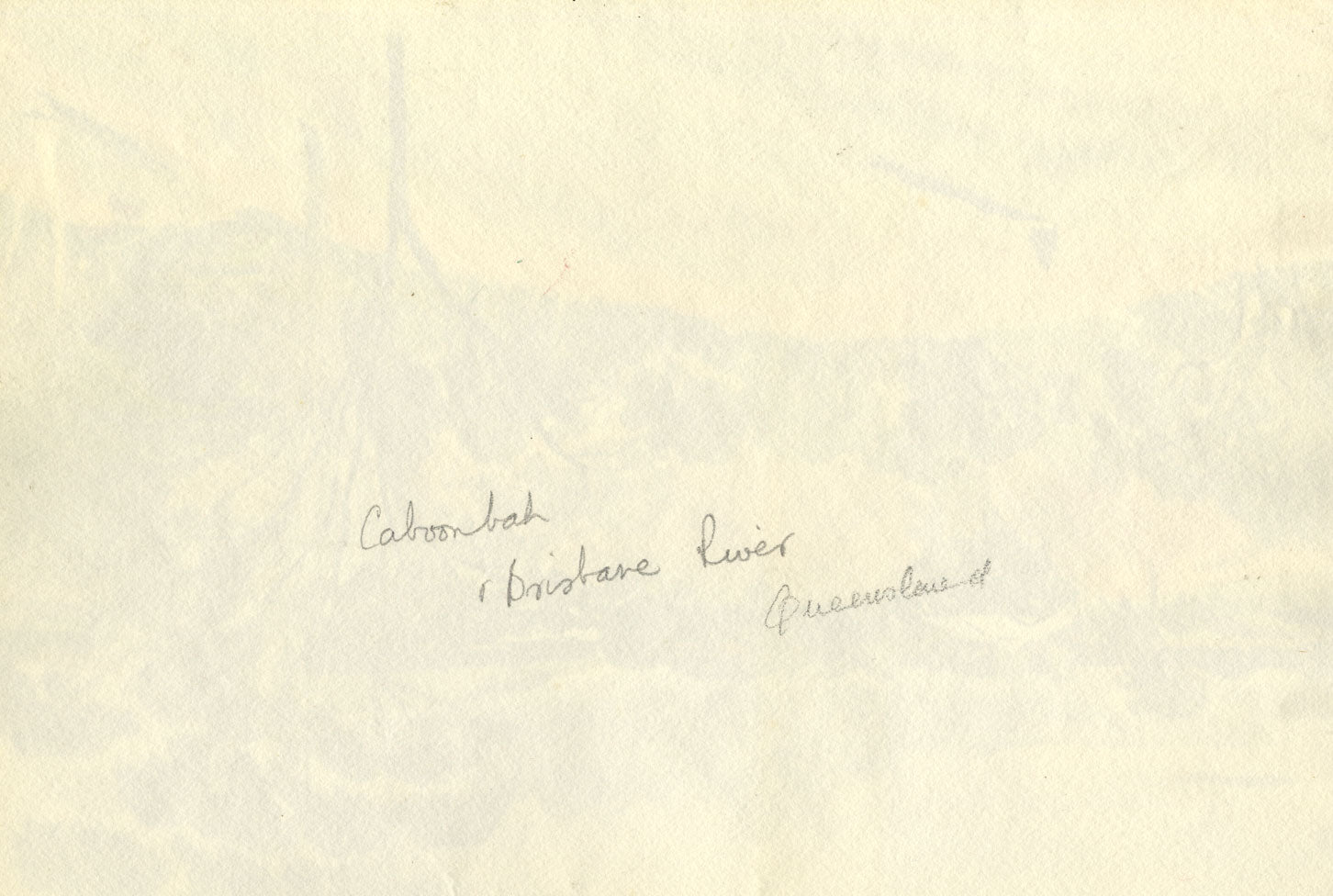 Stan Simpson, Caboonbah Homestead, Queensland, Australia – c.1944 watercolour