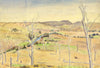 Stan Simpson, Towards Tuncester, New South Wales, Australia – 1944 watercolour