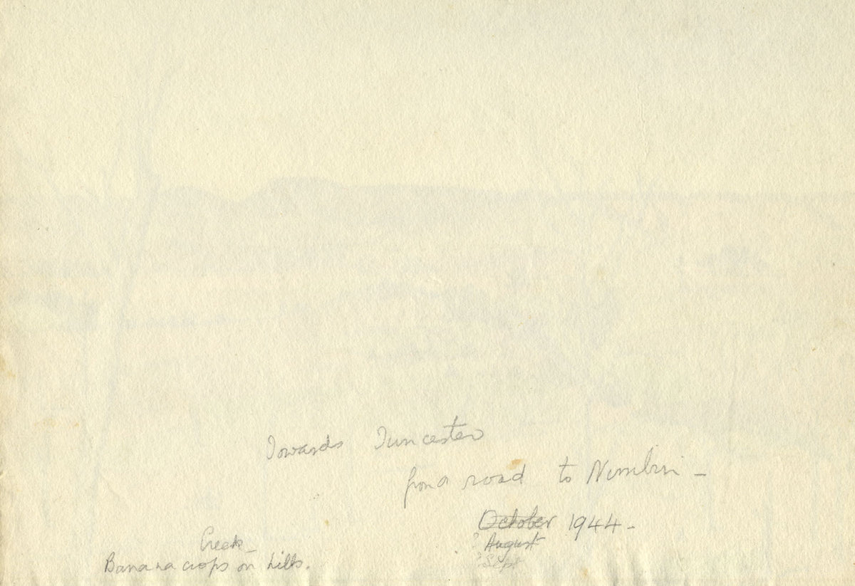 Stan Simpson, Verso Tuncester, Nuovo Galles del Sud, Australia – acquerello del 1944