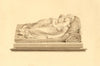 Attrib. Mary Heber, Sleeping Children Sculpture by F. Chantrey –1835 watercolour