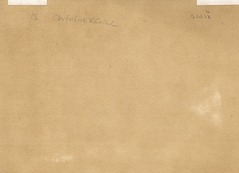 Charles W. Fothergill, Casa Continental con Figuras – acuarela de finales del siglo XIX