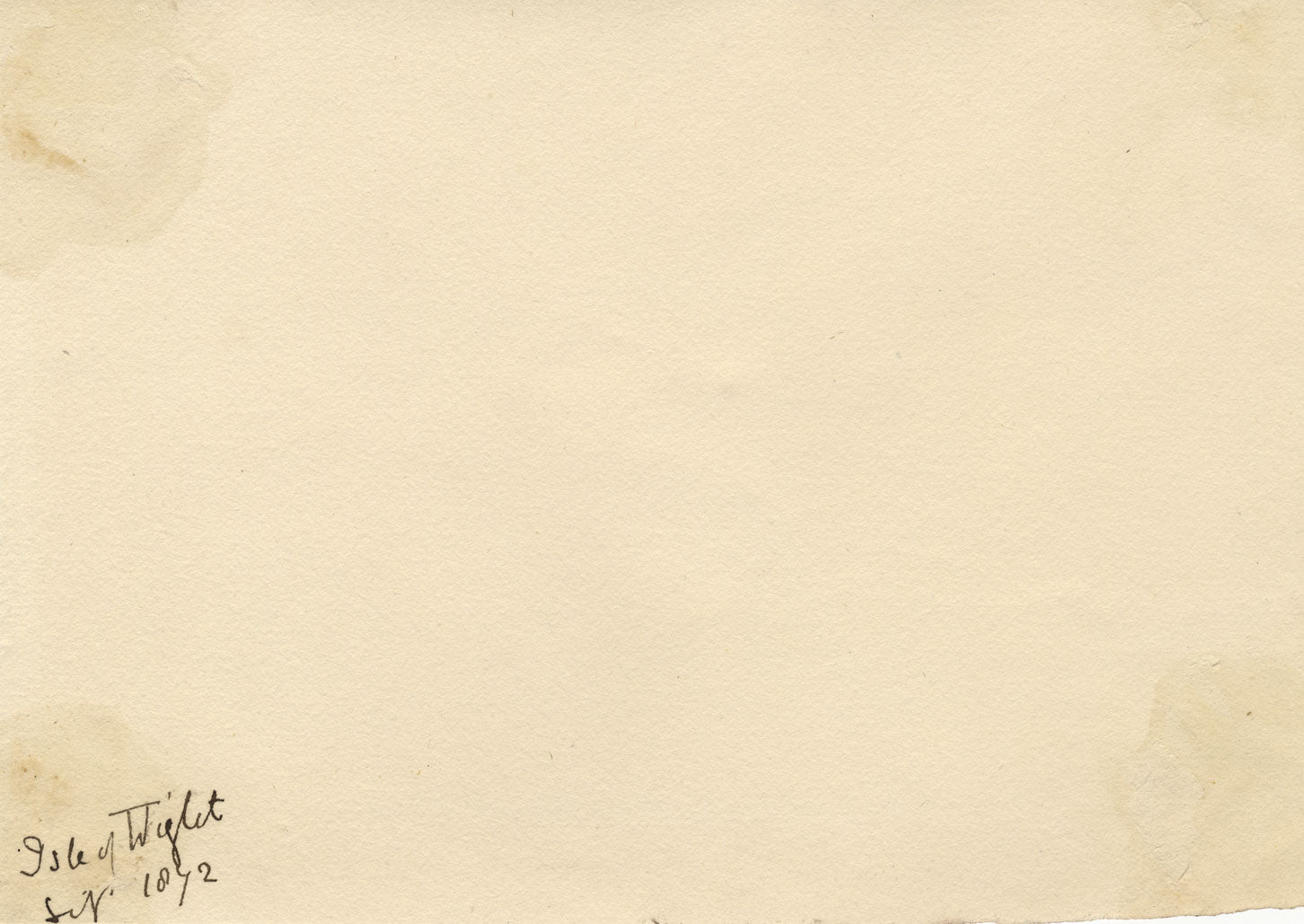 Barche a vela al largo della costa, Isola di Wight – Acquerello originale del 1872