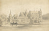 E.C.A.H., Frederiksborg Castle, Denmark – late 19th-century graphite drawing