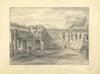 St Davids Bishop's Palace, Pembrokeshire, Wales – c.1826 graphite drawing
