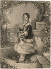 W.H. Egleton after J.Hayter, The Heiress – Original 1849 engraving print