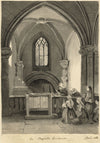 Attribuzione Mary Heber, La Chapelle Bretonne (La Cappella Bretone) - acquerello del 1836