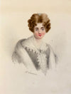 William Warman, Portrait of a Woman in a Shawl – mid-19th-century watercolour