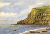 Rosa E. Neumann, Shanklin Beach, Isle of Wight – 1894 watercolour painting