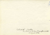 Rosa E. Neumann, Calshot Castle, Southampton Water – 1894 watercolour painting