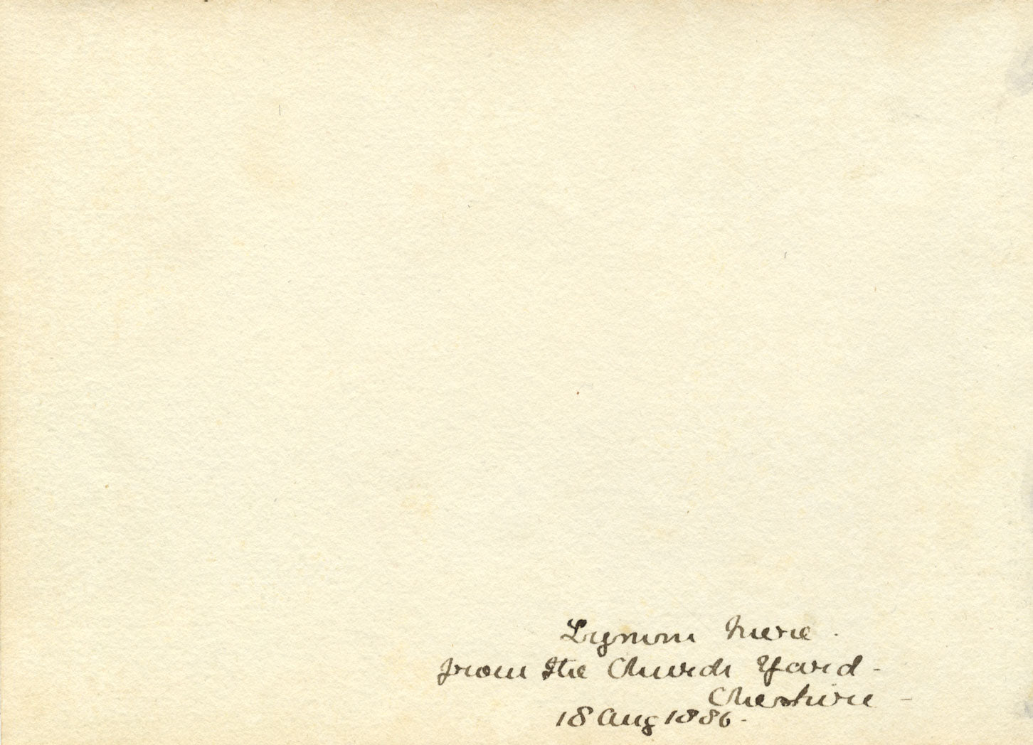 Rosa E. Neumann, Lymm Dam from the Churchyard, Cheshire – 1886 watercolour