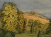 Dover Castle & Parkland with Figures – 19th-century watercolour painting