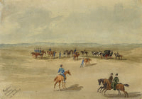 Emperor William I Mounting near Hamburg