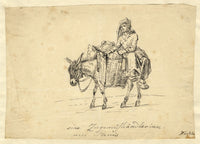 Johann Nepomuk Hoechle, Commerciante viaggiatore da Parigi – disegno a inchiostro di inizio XIX secolo