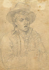 Samuel De Wilde, Boy in a Hat – Original 18th-century graphite drawing