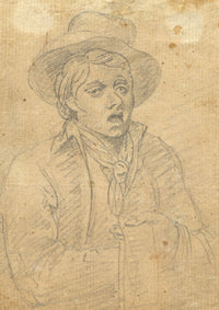 Samuel De Wilde, Boy in a Hat – Original 18th-century graphite drawing