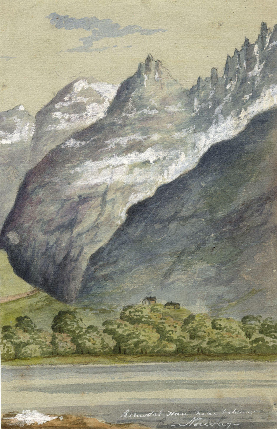 Fladmark, Fladmark Romsdal, Norway – late 19th-century watercolour painting