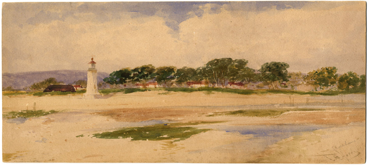 Thomas Bush Hardy RBA, Shoreham, Sussex – late 19th-century watercolour painting